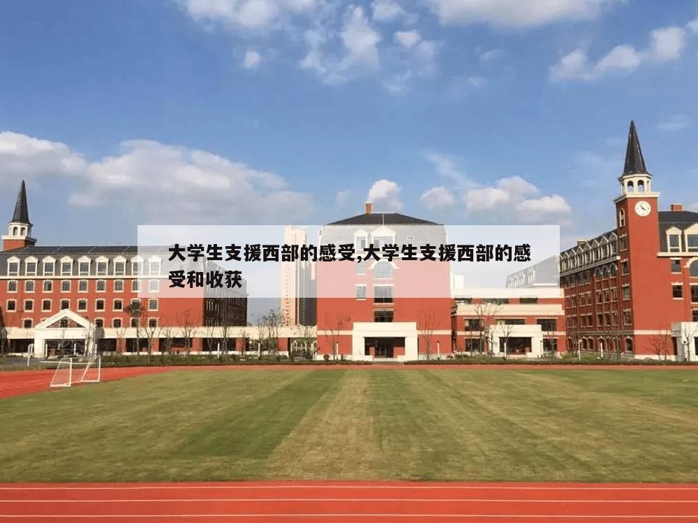 大学生支援西部的感受,大学生支援西部的感受和收获